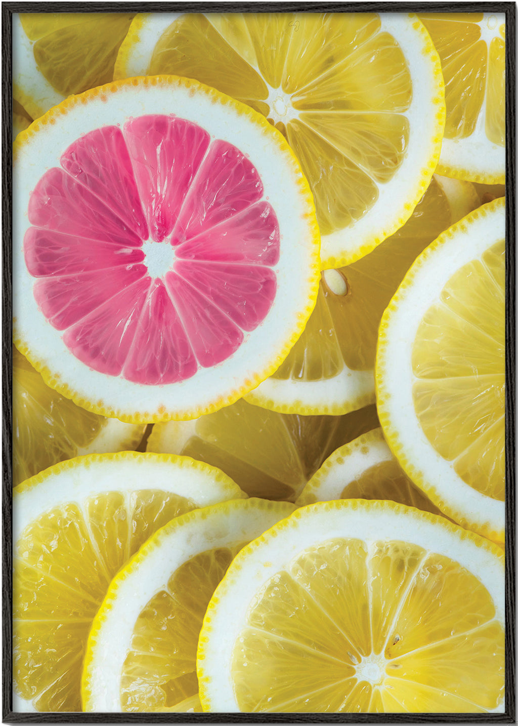 Køkkenkunst rosa citron skiver