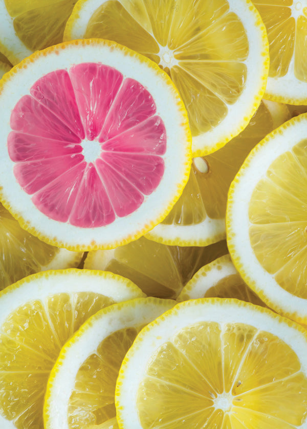 Køkkenkunst rosa citron skiver