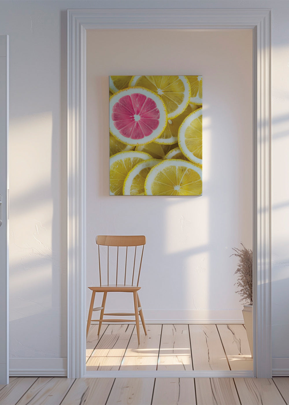 Køkkenkunst rosa citron skiver