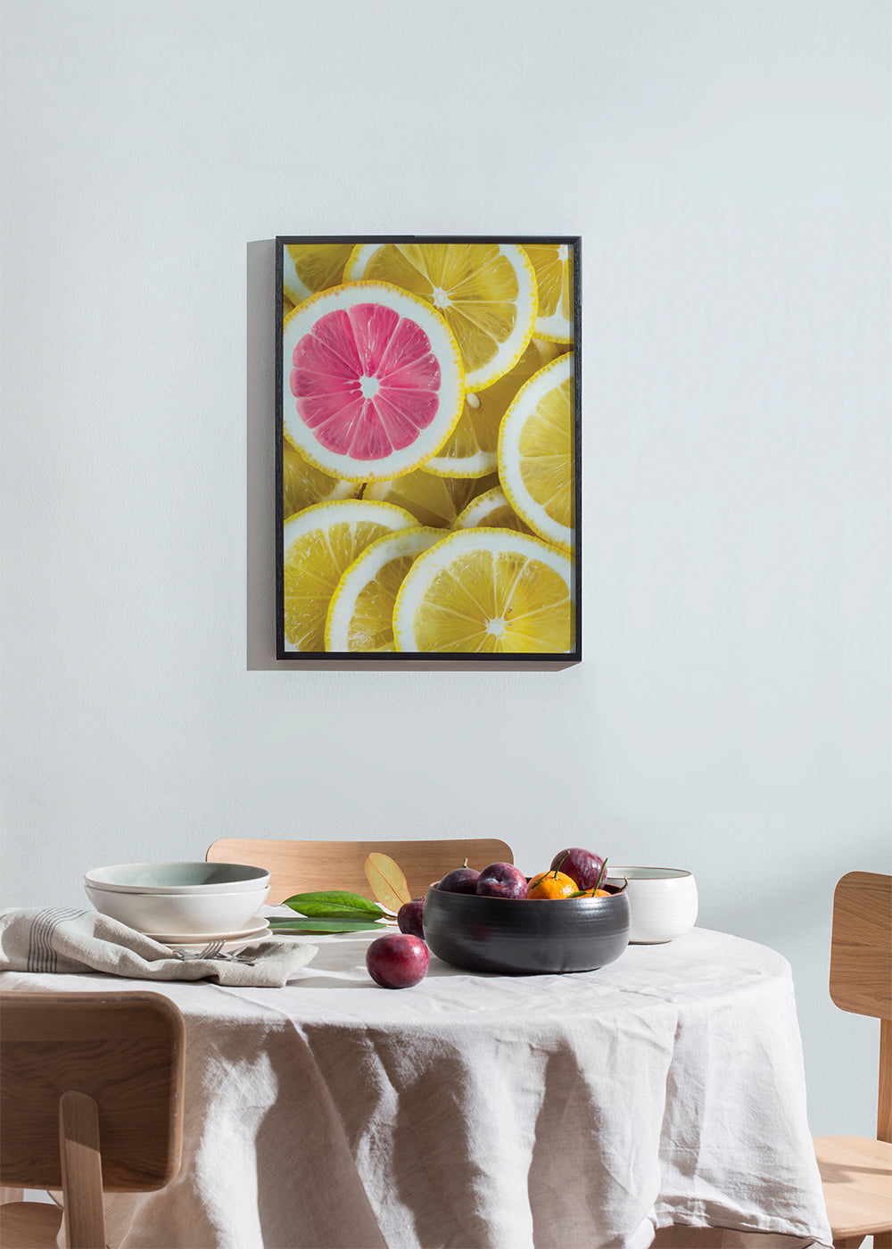 Køkkenkunst rosa citron skiver