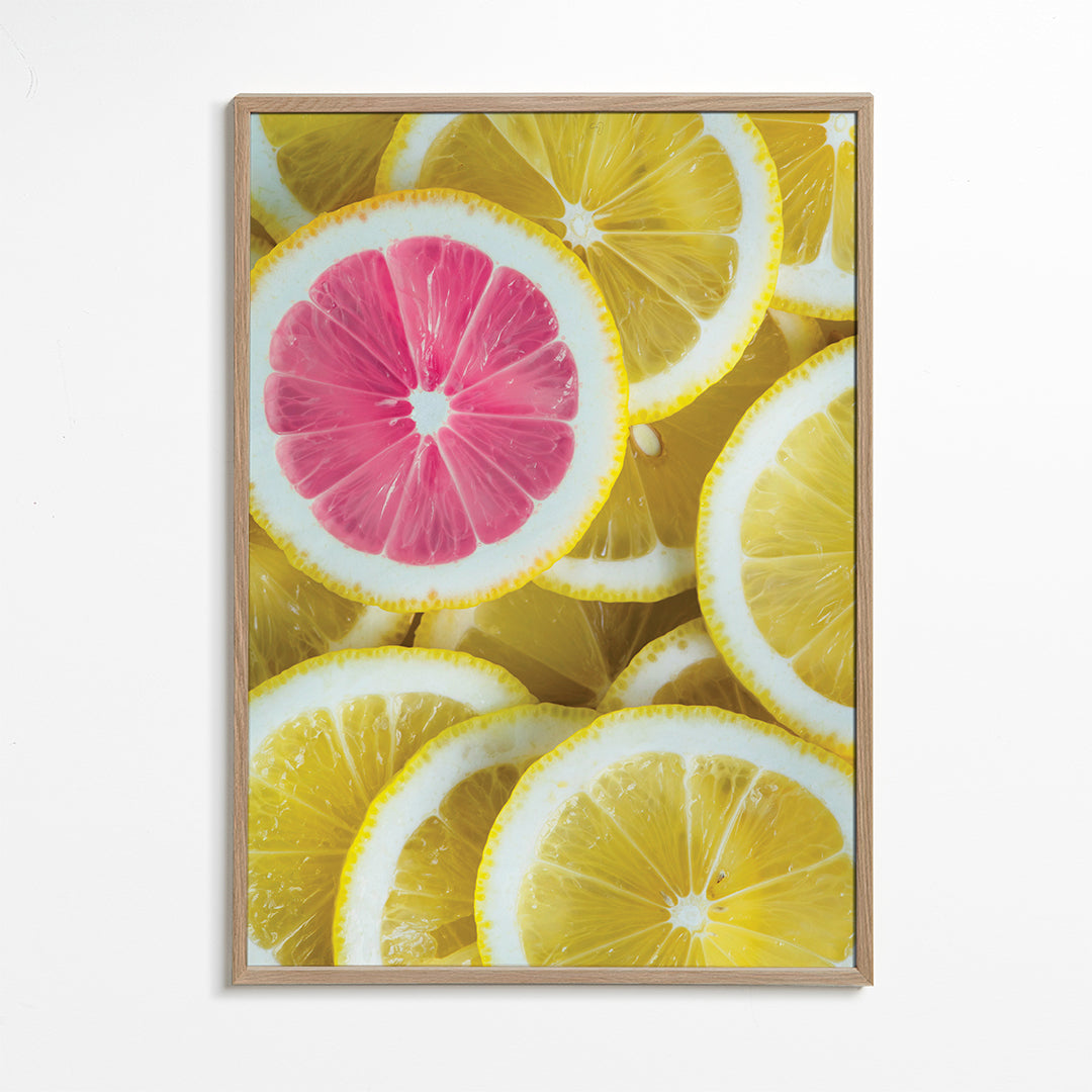 Køkkenkunst rosa citron skiver