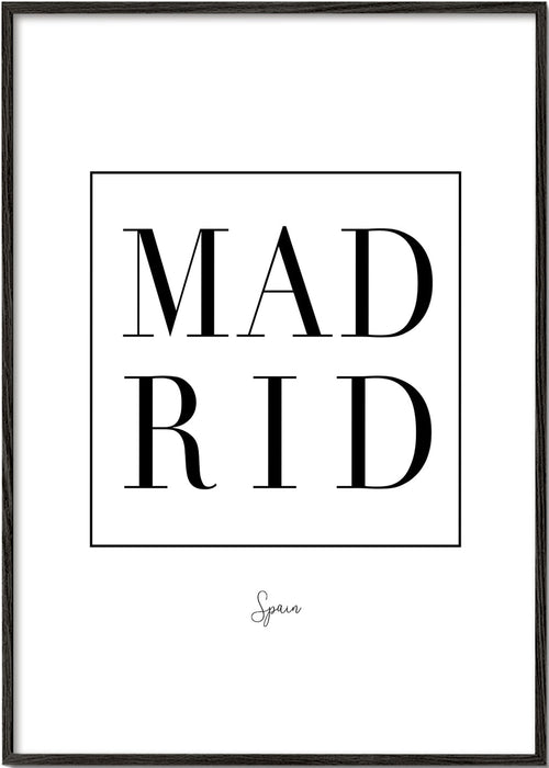 Køkkenkunst Madrid serif typografi
