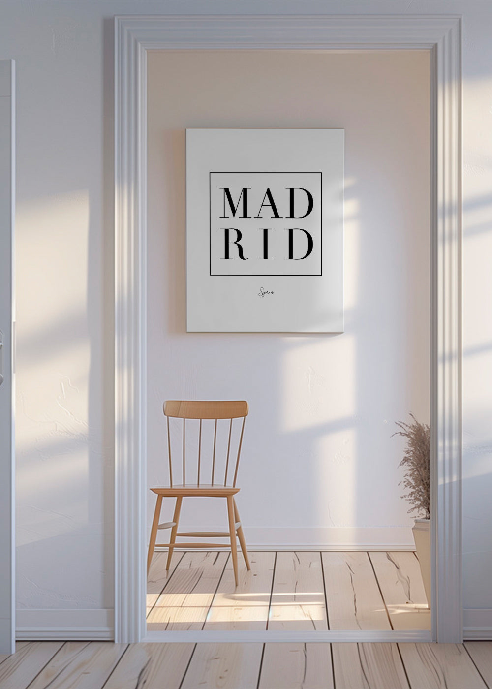 Køkkenkunst Madrid serif typografi