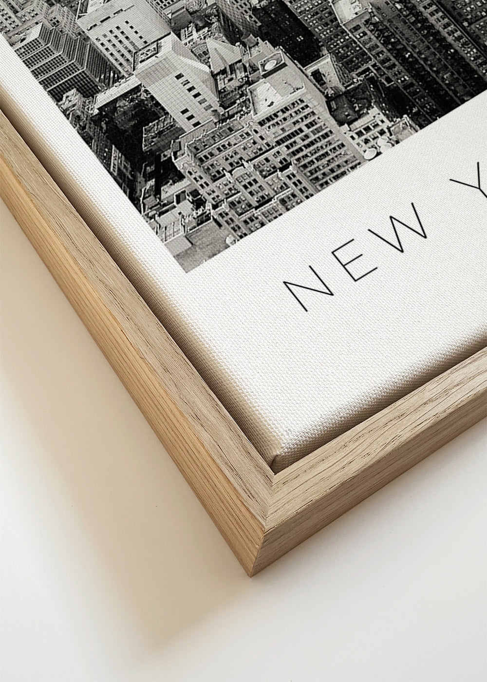 Byplakat: New York skyline i sort-hvid