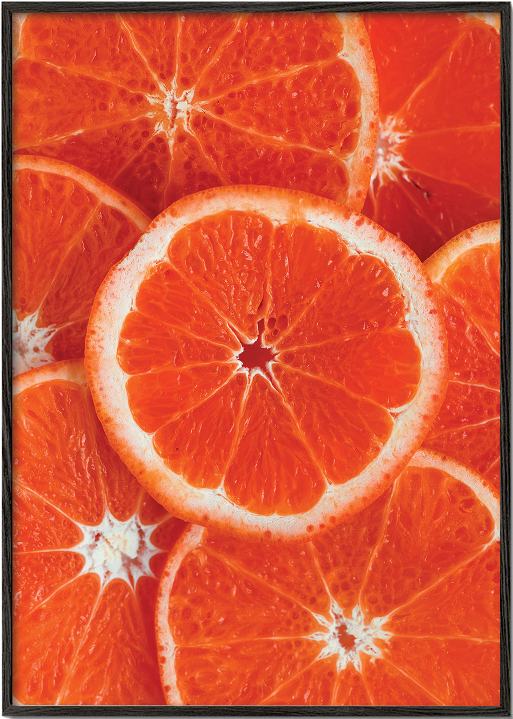 Køkkenkunst med appelsinskiver