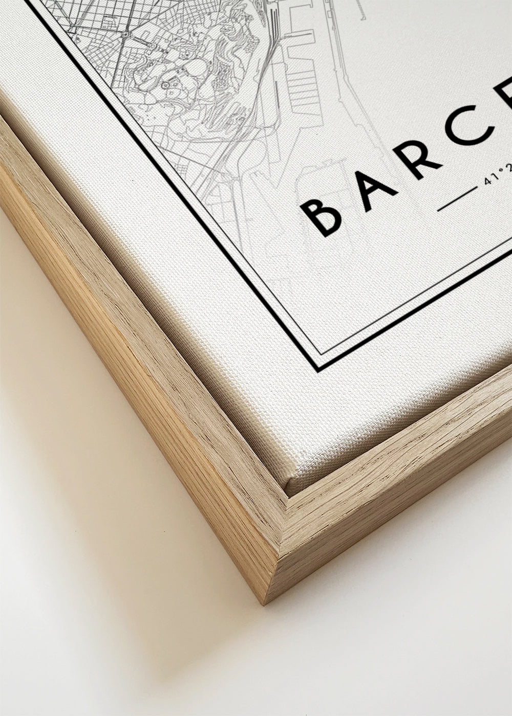 Byplakat Barcelona kort grafisk