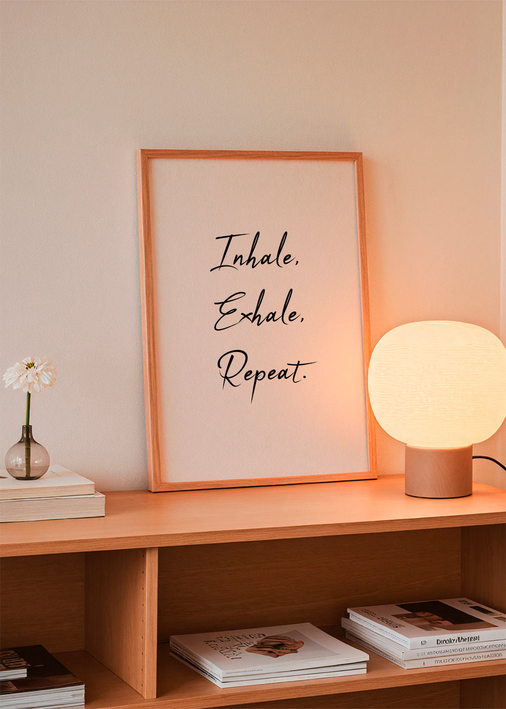 Afslappende design med typografisk sætning