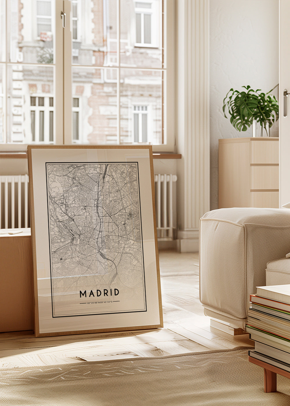 Bykort Madrid plakat