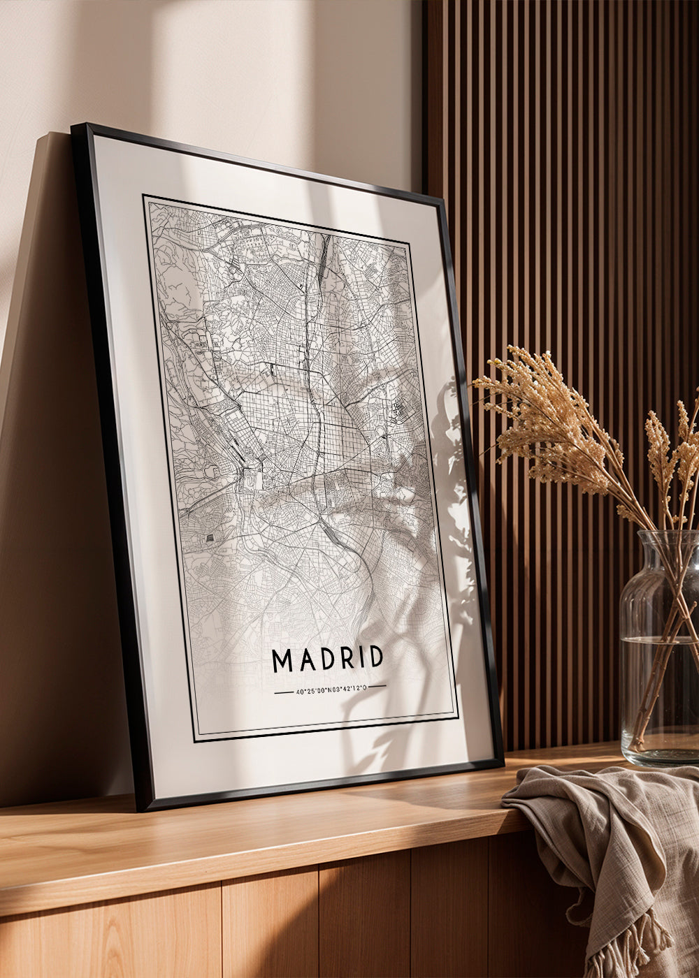 Bykort Madrid plakat