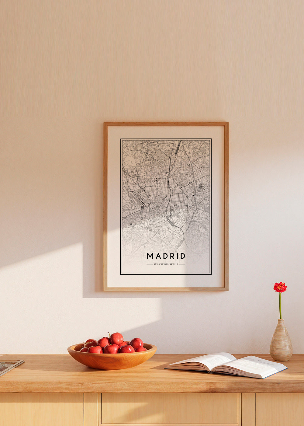 Bykort Madrid plakat