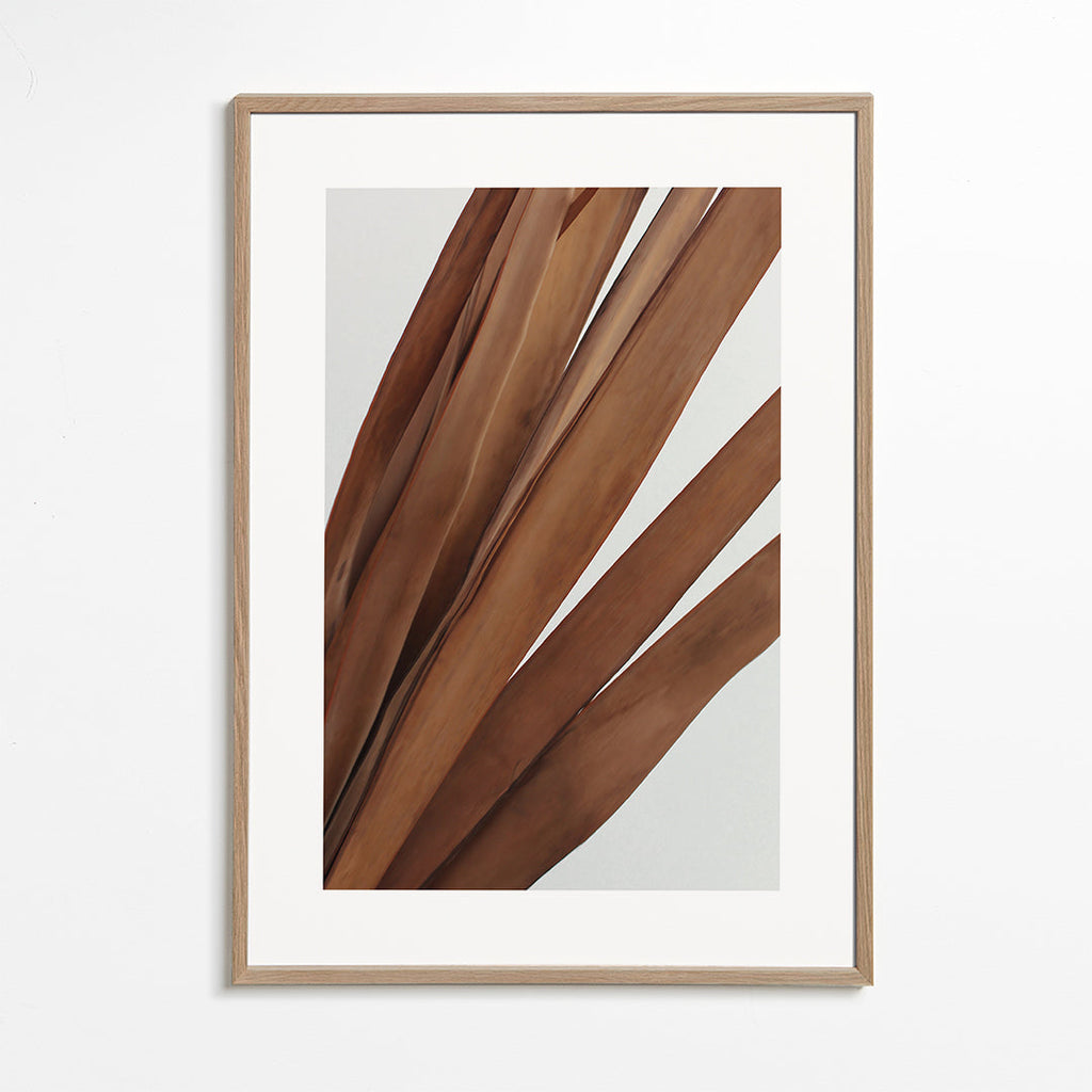 Botanisk plakat tørrede blade vertikal