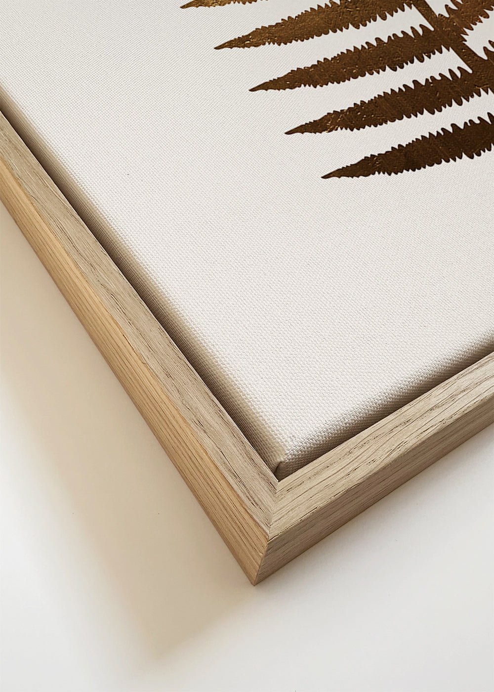 Botanisk plakat gyldent blad
