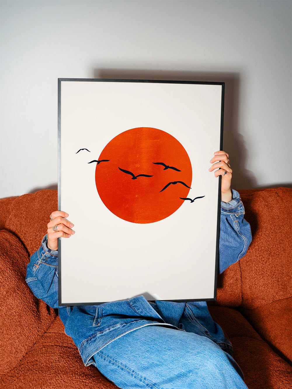 Minimalistisk sol plakat