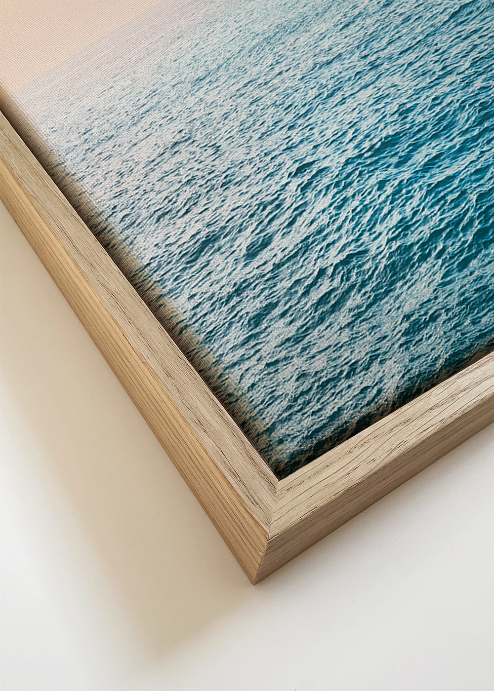 Landskabskunst: pastel havhorizon