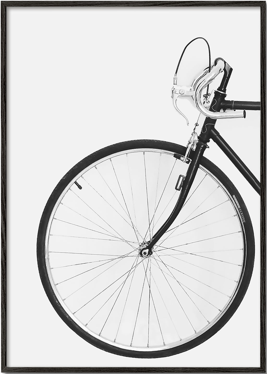 Sportskunst minimal cykelhjul