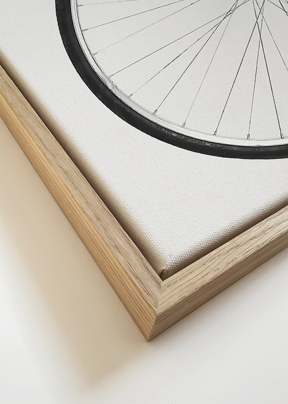 Sportskunst minimal cykelhjul