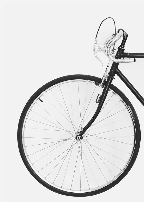 Sportskunst minimal cykelhjul