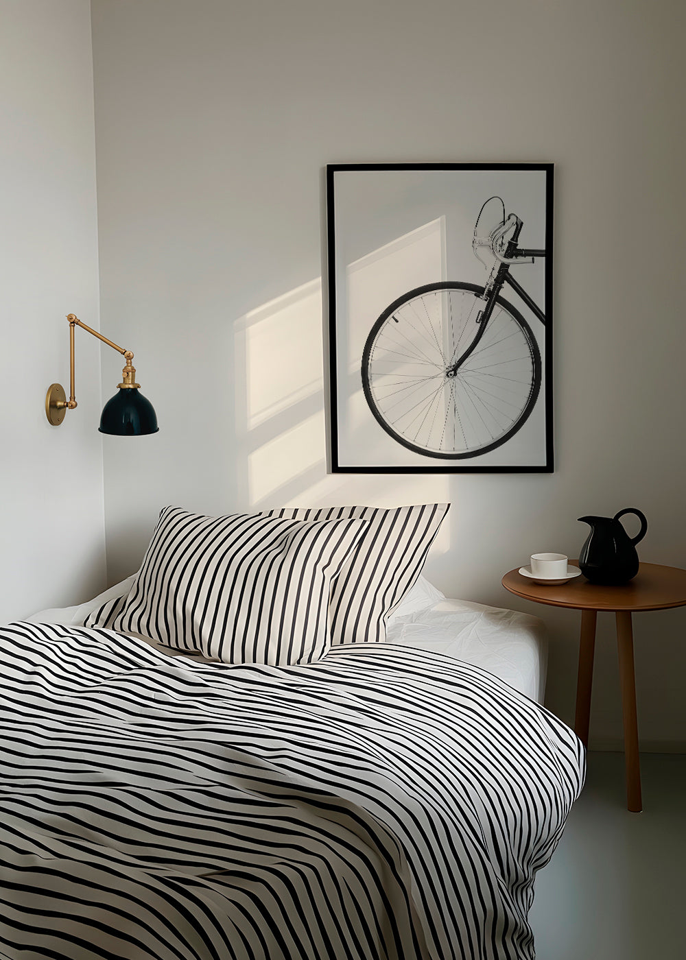 Sportskunst minimal cykelhjul