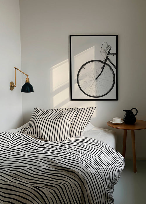 Sportskunst minimal cykelhjul