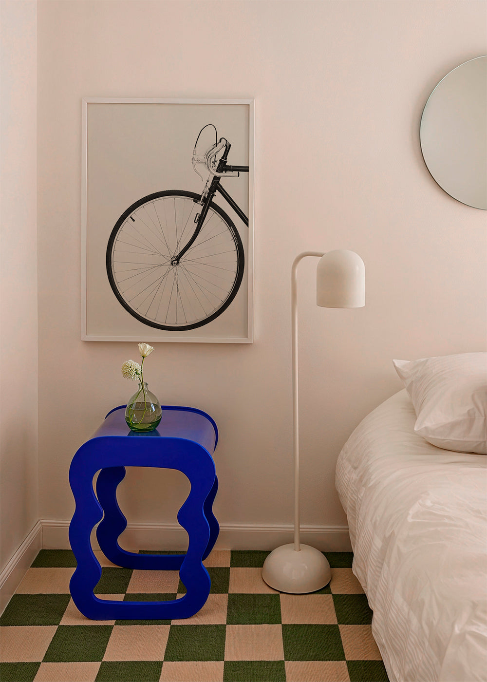 Sportskunst minimal cykelhjul