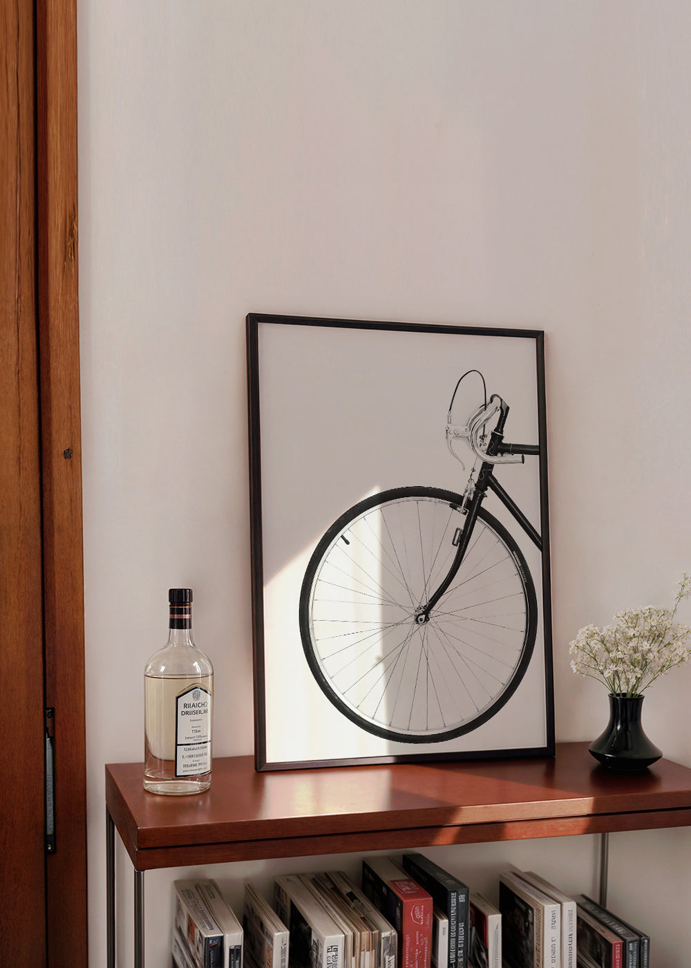 Sportskunst minimal cykelhjul