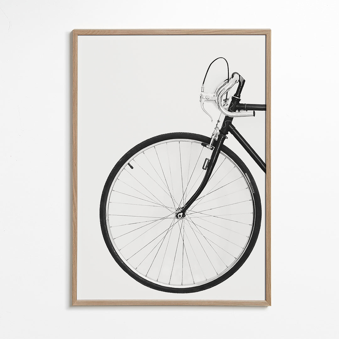 Sportskunst minimal cykelhjul