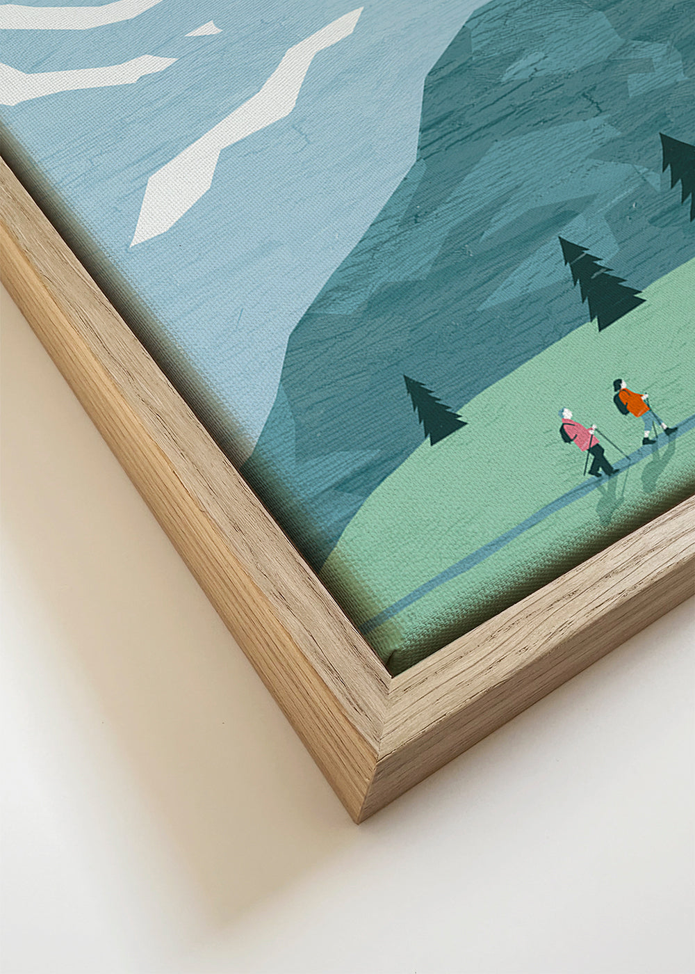 Landskab Allgäu illustration