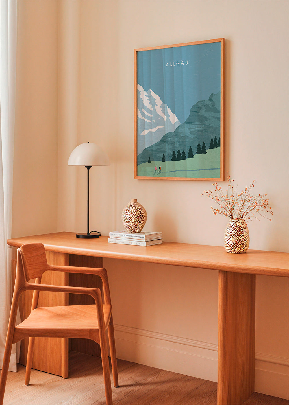 Landskab Allgäu illustration