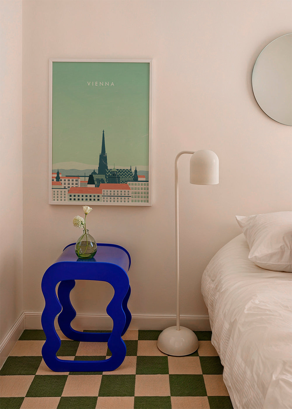 Køkkenkunst Vienna stiliseret i pastelfarver
