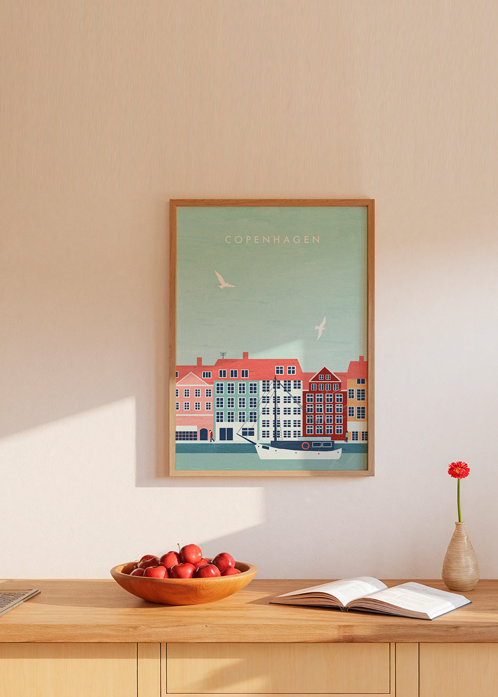 Køkkenkunst København havn med båd