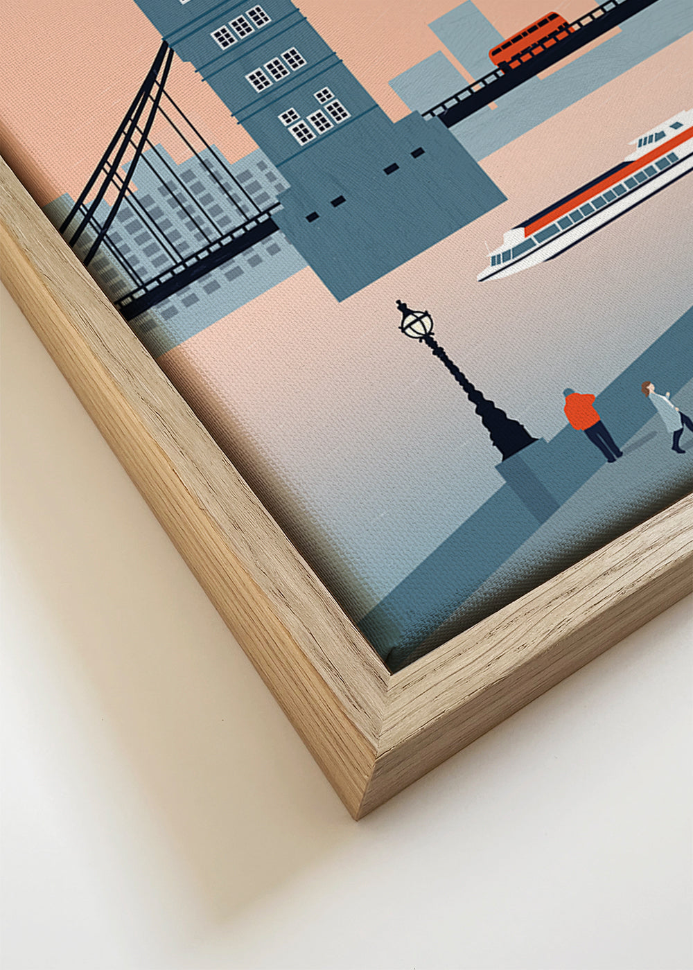 Bybillede London bro illustration