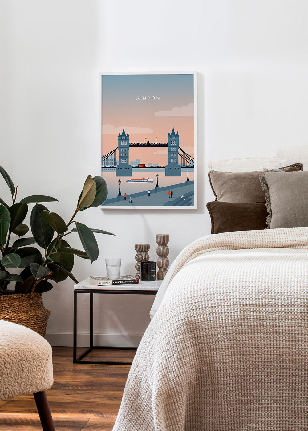 Bybillede London bro illustration
