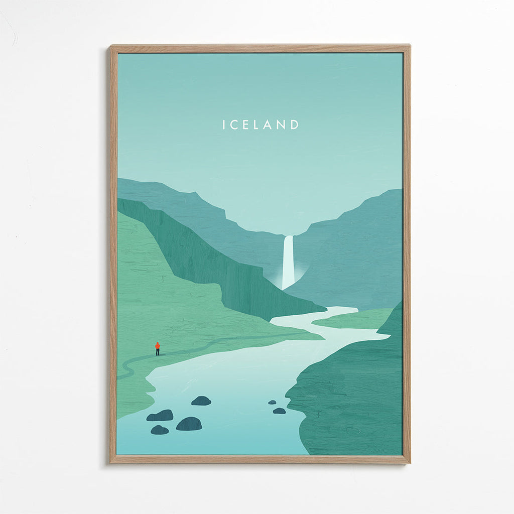 Landskabskunst: Island vandfald