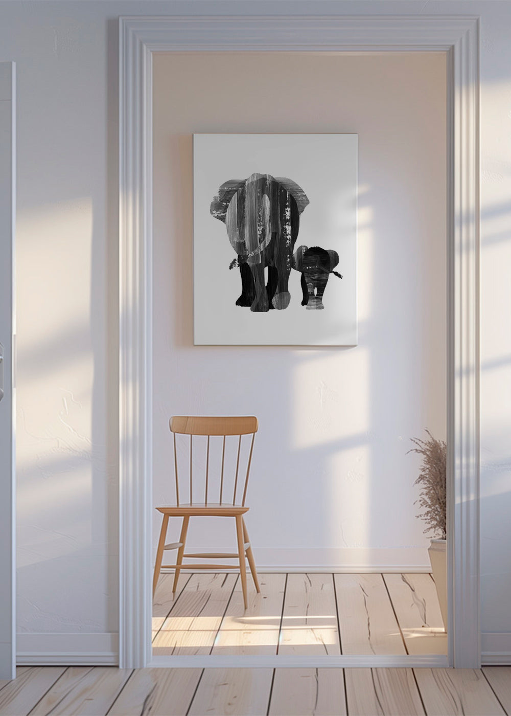 Elefanter i penselstrøg