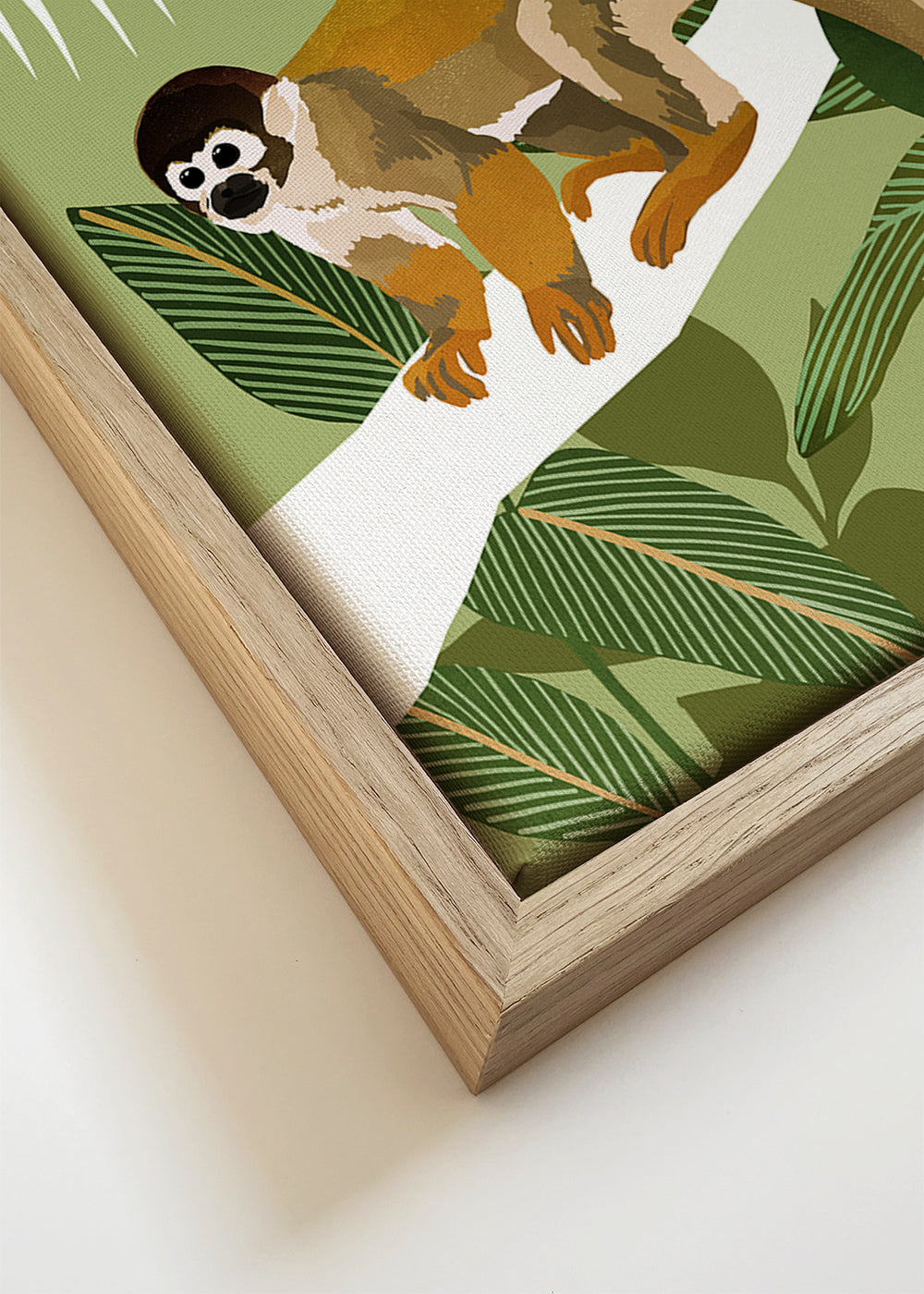 Abeillustration i jungle