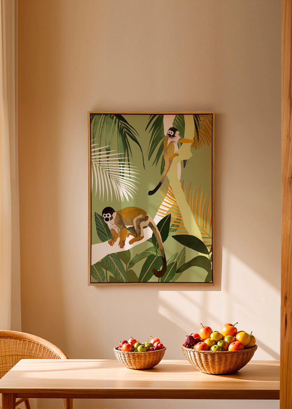Abeillustration i jungle