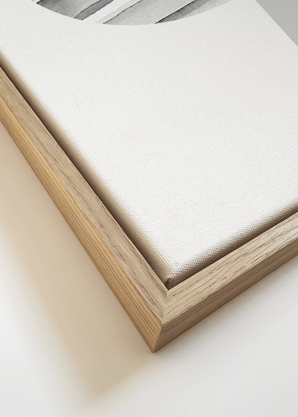 Geometrisk plakat minimal med gyldne streger