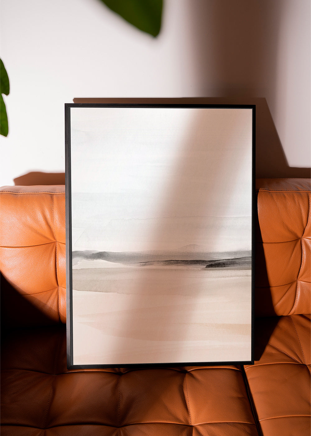 Akvarel landskab minimalistisk