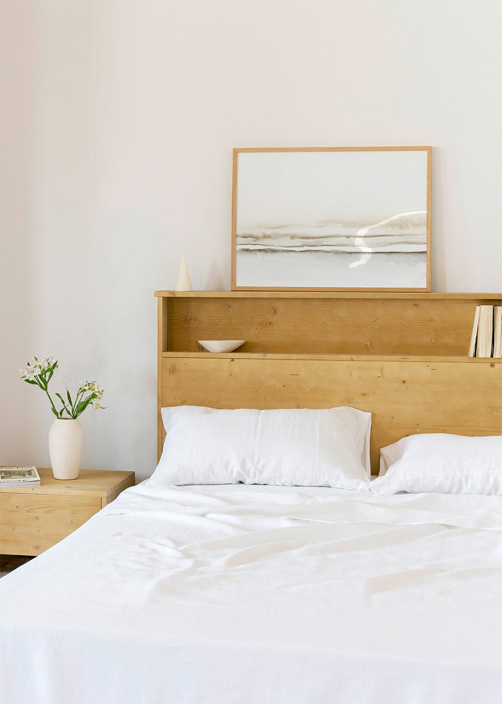 Landskab akvarel minimalistisk