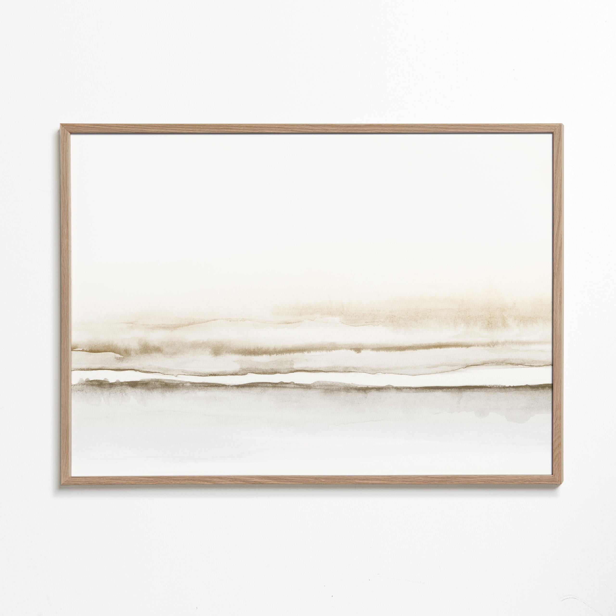 Landskab akvarel minimalistisk
