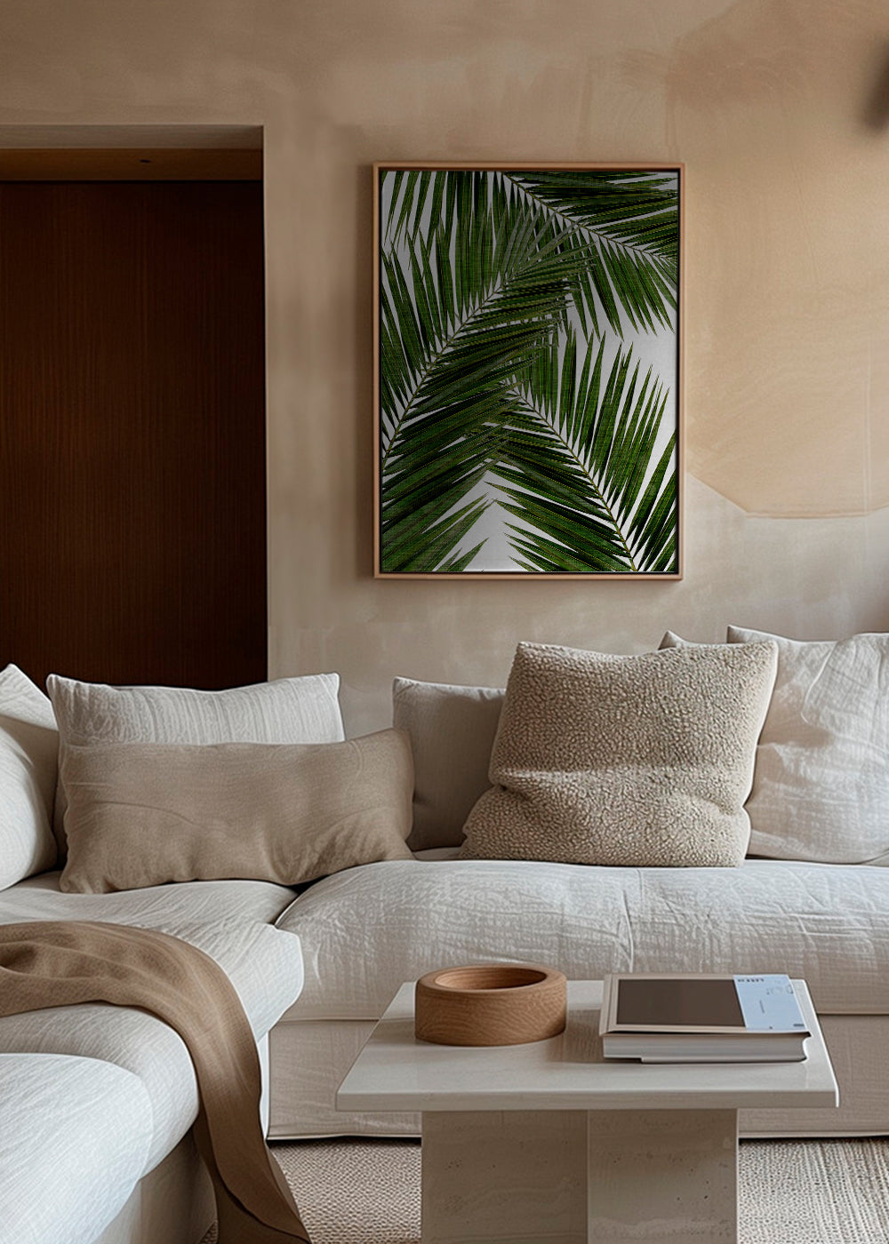 Botanisk plakat palmeblade