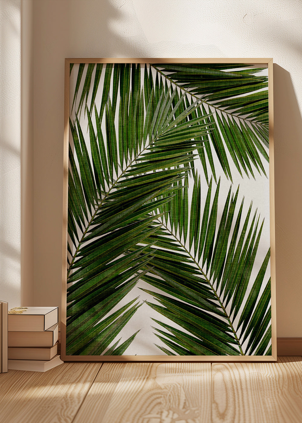 Botanisk plakat palmeblade