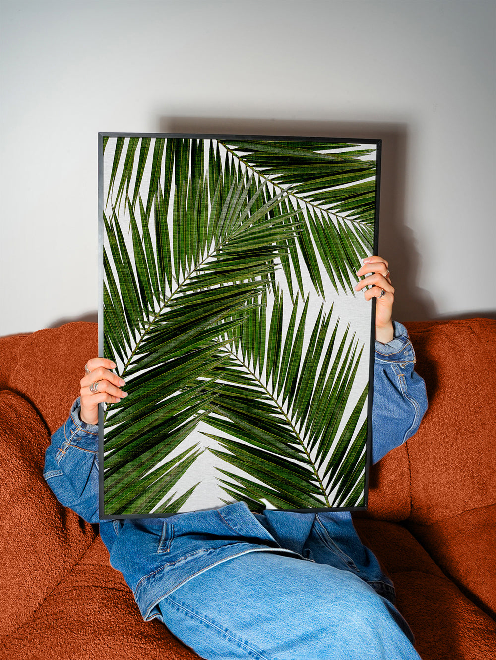 Botanisk plakat palmeblade
