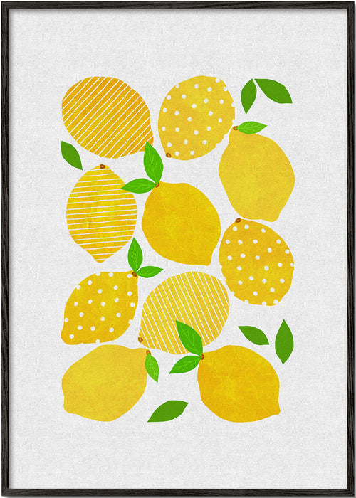 Køkkenkunst Citronillustration