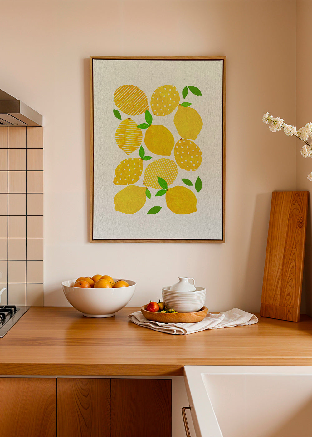 Køkkenkunst Citronillustration