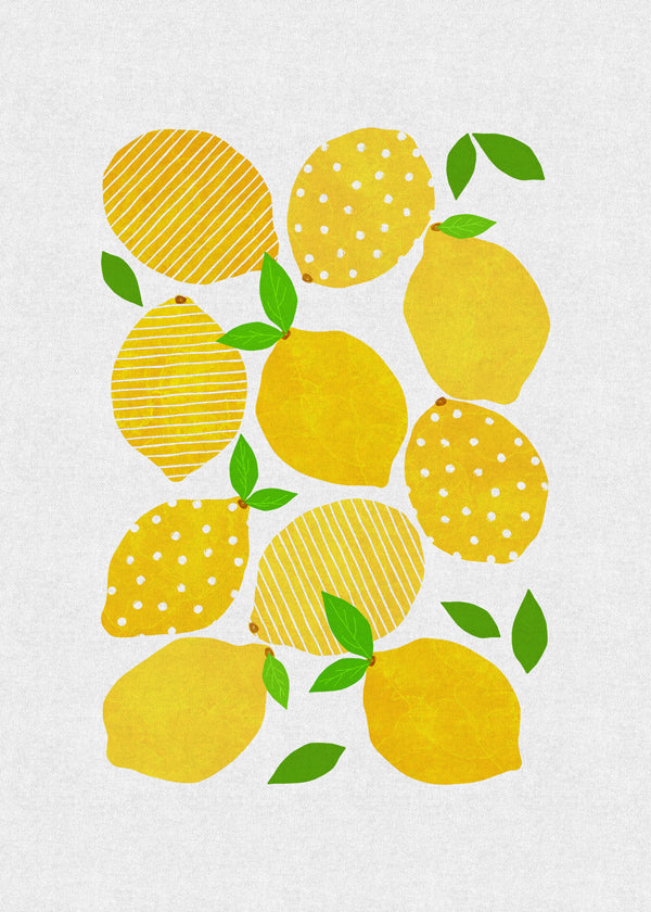 Køkkenkunst Citronillustration