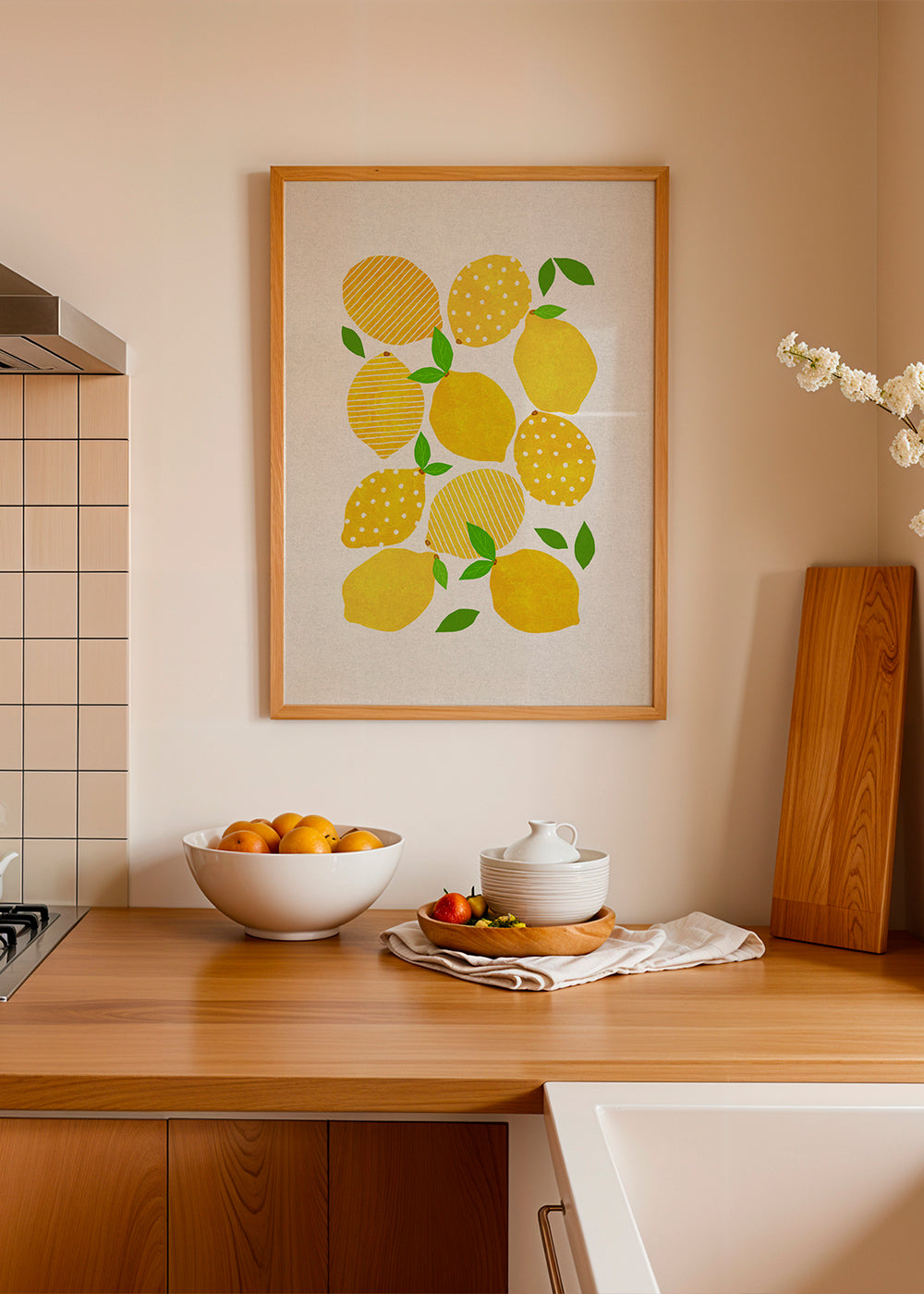 Køkkenkunst Citronillustration