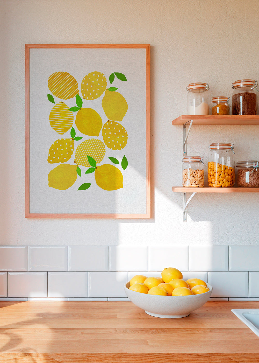Køkkenkunst Citronillustration
