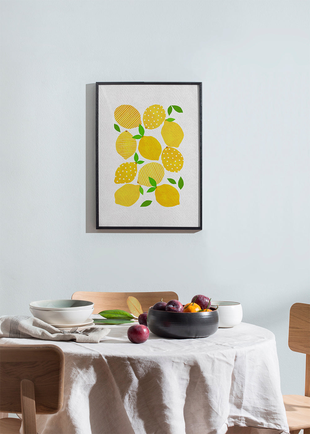 Køkkenkunst Citronillustration
