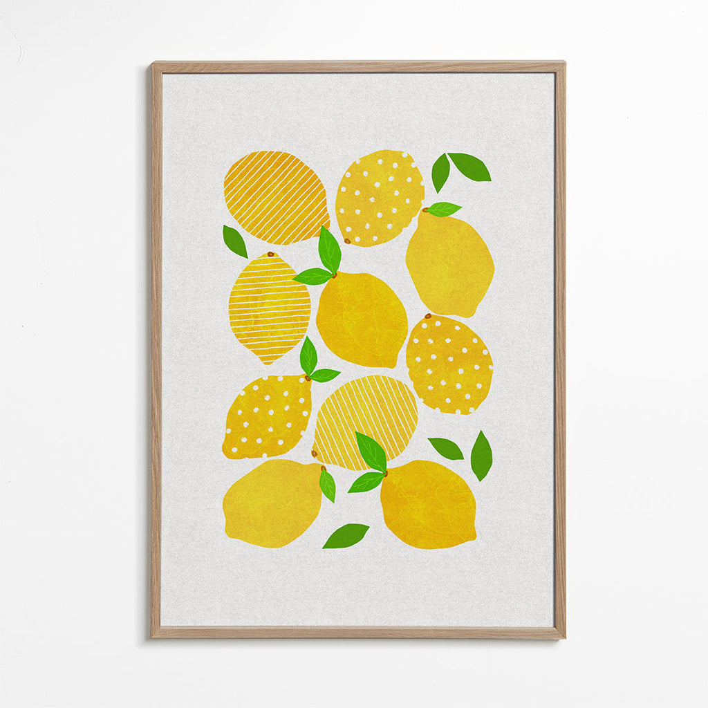Køkkenkunst Citronillustration